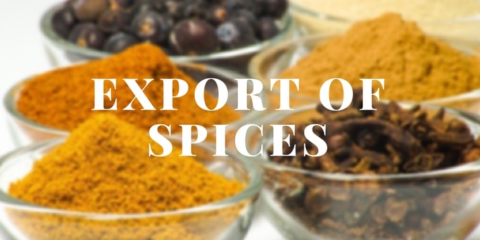 export spices from india